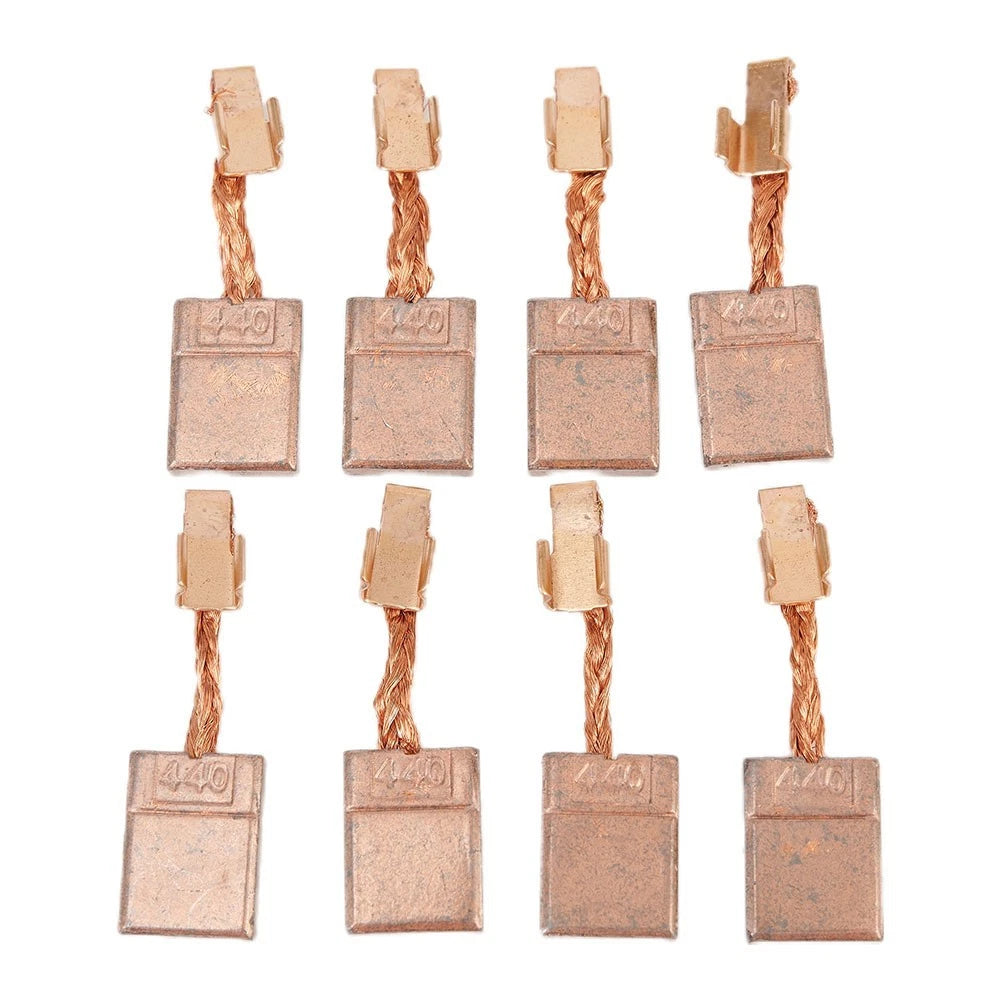 Set of 8 Carbon Brushes for Electric Drill Motor