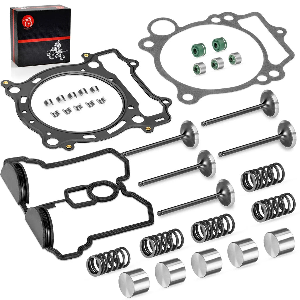 Intake Valve & Seals Collets Springs Gasket for Yamaha YFZ450 (2004–2009)