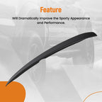 Gloss Black Trunk Spoiler Wing Lip for Toyota Camry (2012–2014)