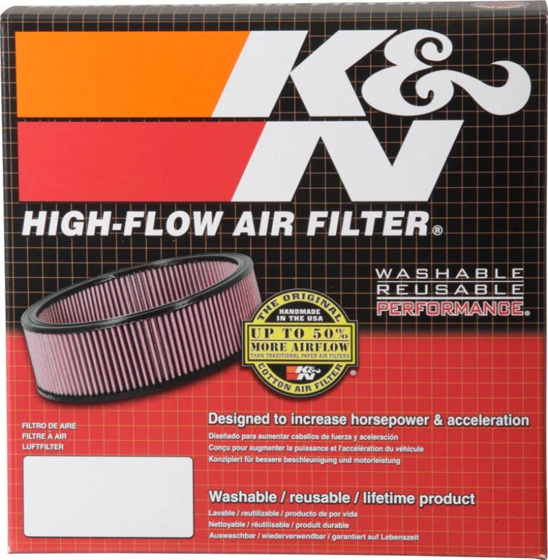 K&N Marine Engine Flame Arrestor for (5-1/8in Flange, 8in ID)
