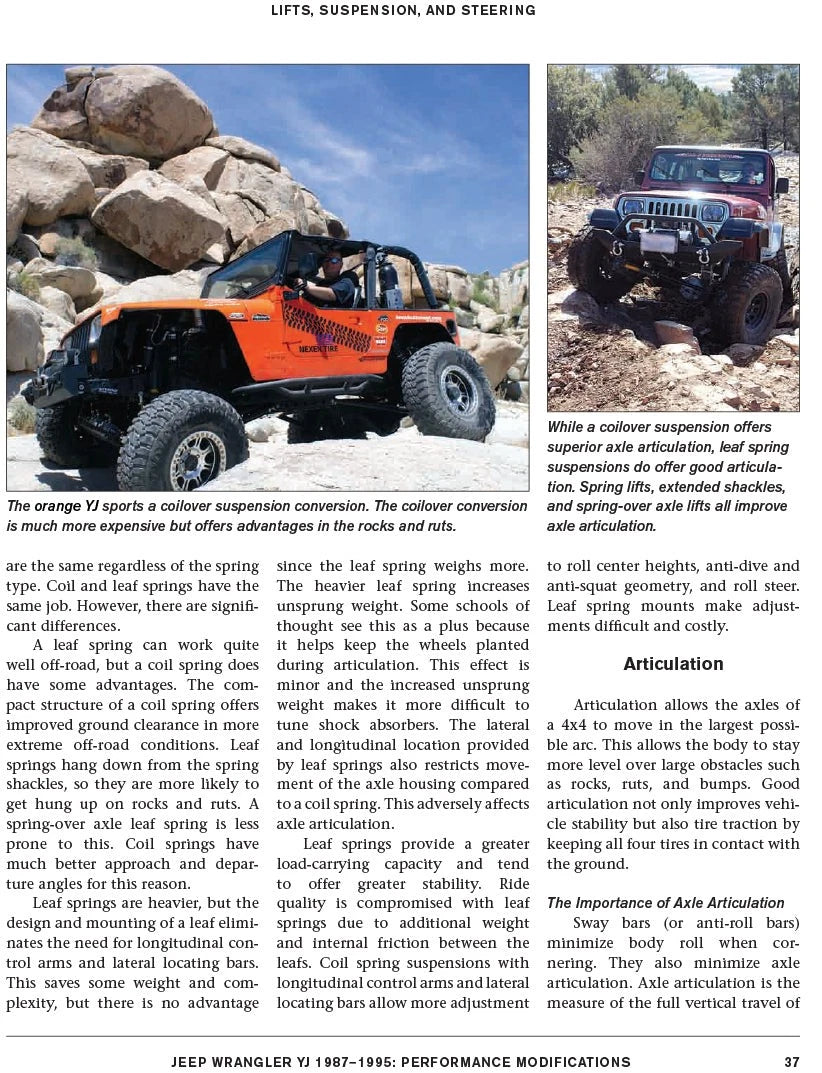 Off-Road Performance & Modification Guide for Jeep Wrangler YJ (1987-1995)