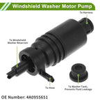 Windshield Washer Pump w/Grommet for Audi 100 (1983–1991) No. 4A0955651