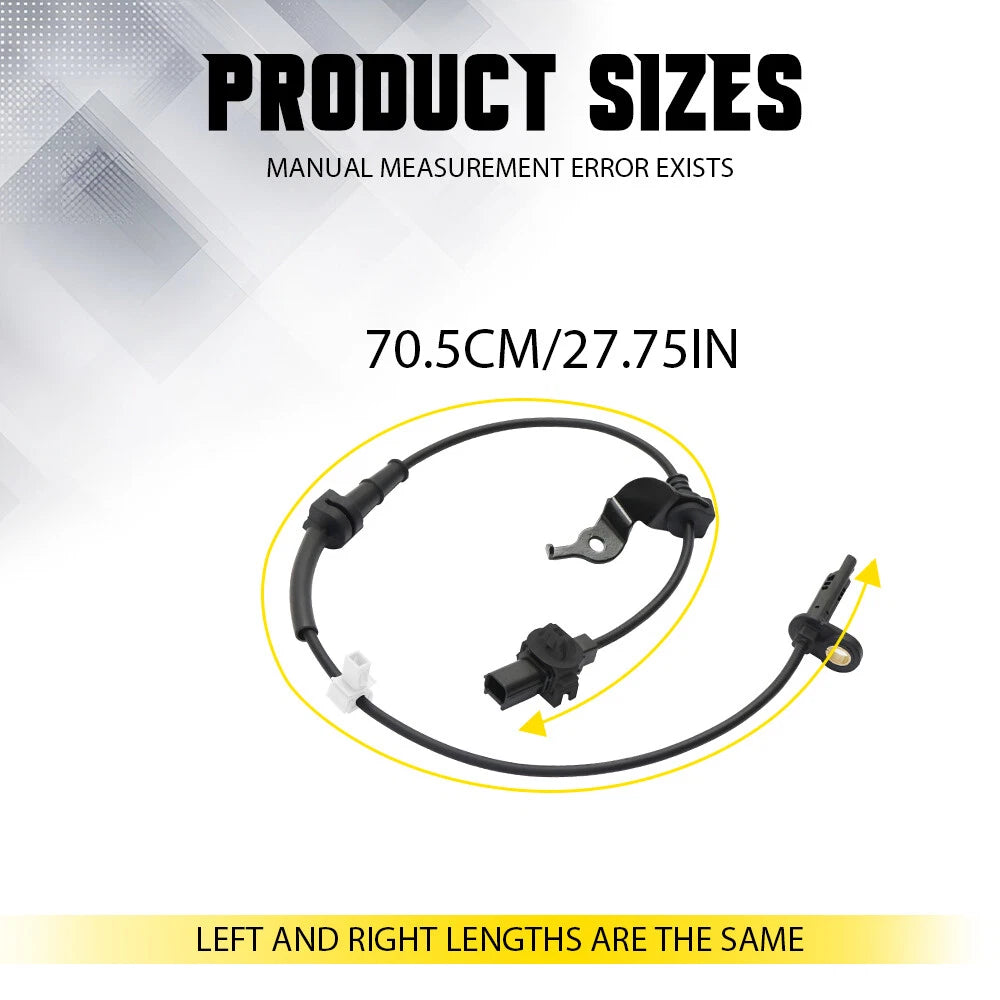 2PCS ABS Wheel Speed Sensor for Honda Accord (2013–2017)