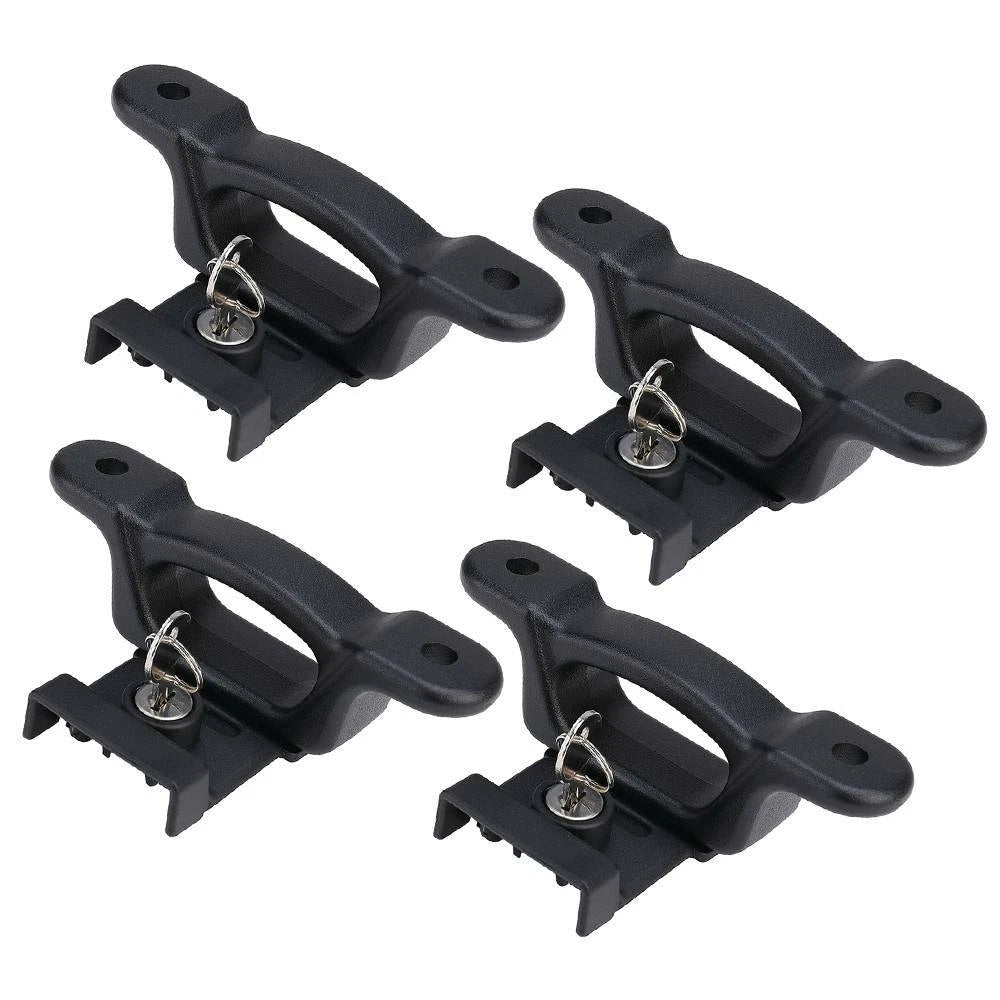 Set of 4 Tie Down Anchors & Box Link Cleats for Ford F150/F250/F350 (2015–2023)