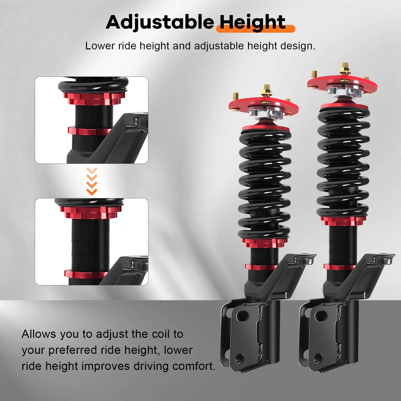 Coilovers for Acura RSX (2002–2006) Adjustable Height Suspension Kits