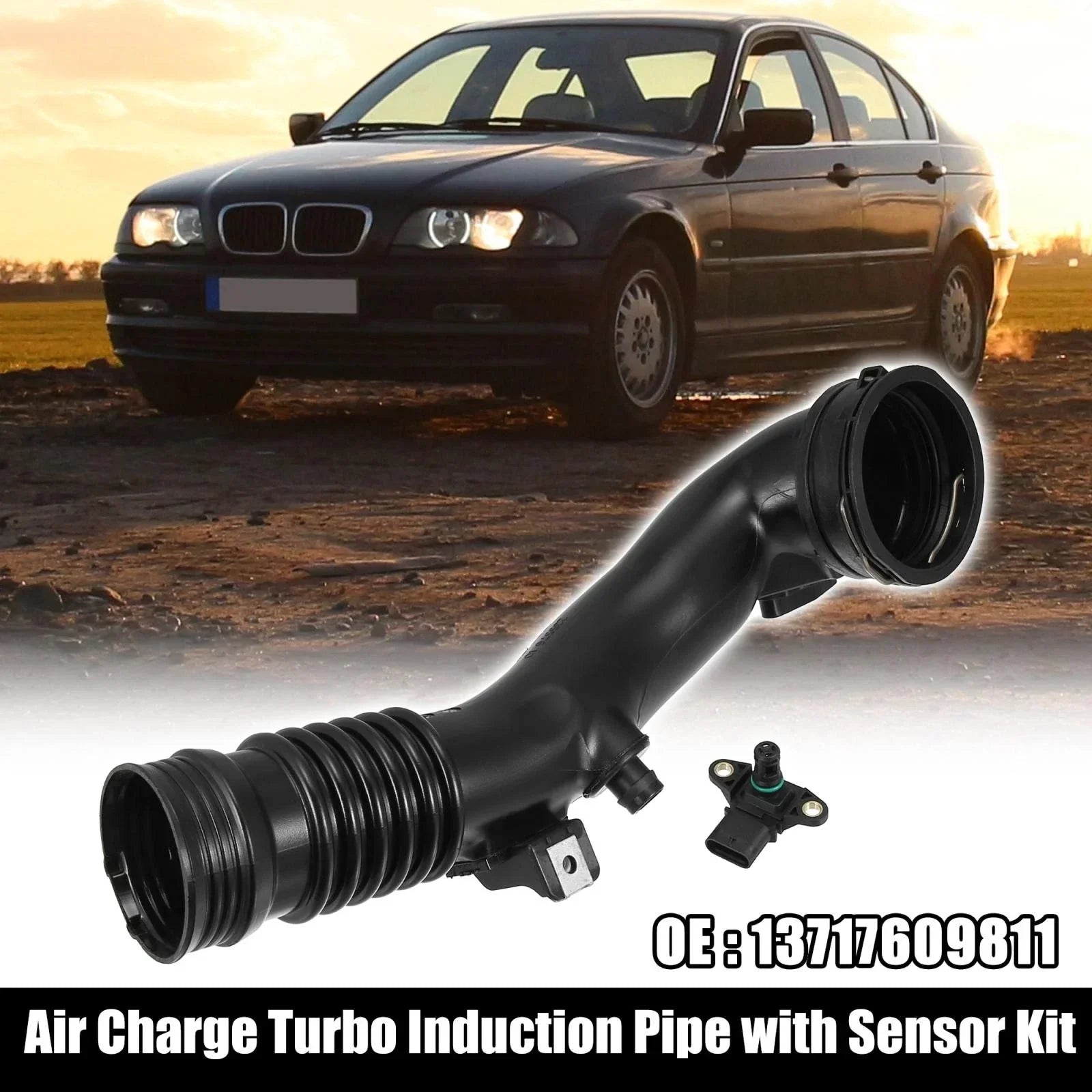 Air Charge Turbo Induction Pipe with Sensor Kit for BMW X5 (2012-2013)