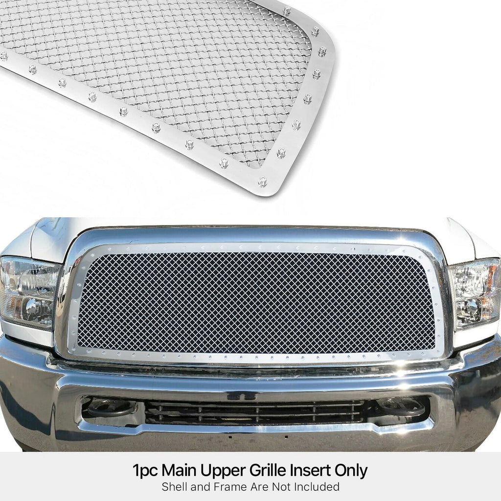 Stainless Steel Chrome Mesh Grille for Dodge Ram 2500/3500 (2013-2018)