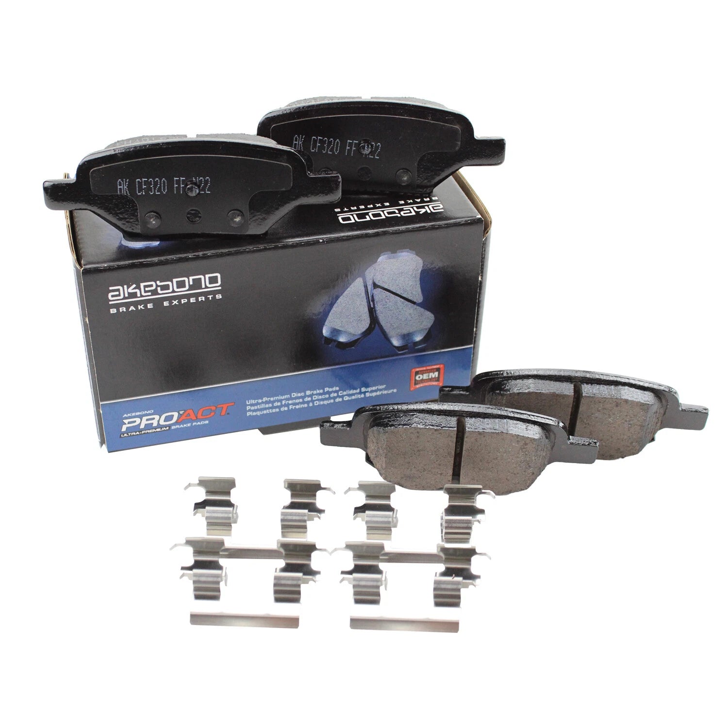 Rear ProAct Disc Brake Pads for Chevy Malibu HHR Pontiac G6 Saturn Sky (2004–2009)