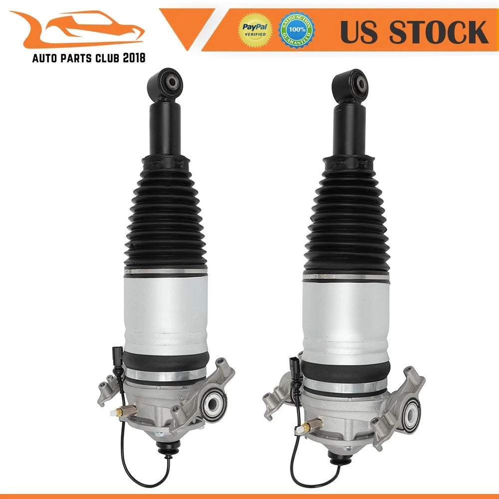 Pair Rear Air Suspension Struts for Porsche Cayenne II 92A 958 (2011–2018)