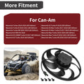 Radiator Cooling Fan for Can Am Maverick X3 Turbo (2018)