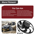 Radiator Cooling Fan for Can Am Maverick X3 Turbo (2018)