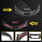 Carbon Fiber Console Armrest Button Trim for Benz GLC Class X253 (2015–2020)