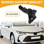 RH Front Bumper Support Bracket for Toyota Corolla (2004–2006) 1 Pc Black