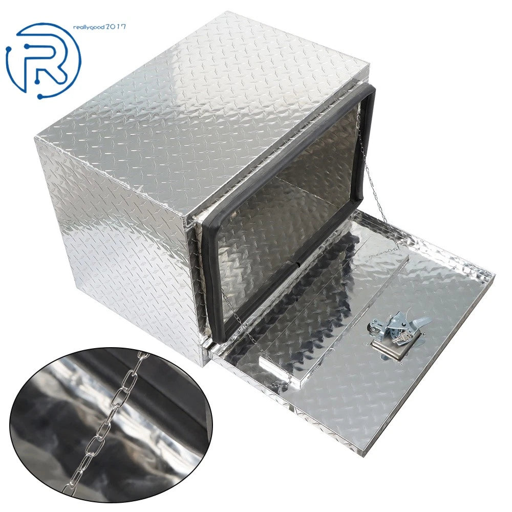 24 Inch Aluminum Diamond Plate Tool Underbody Box for Trucks
