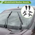 Windshield Washer Nozzle Set with Hose Connector for Nissan (No. 289317S000)