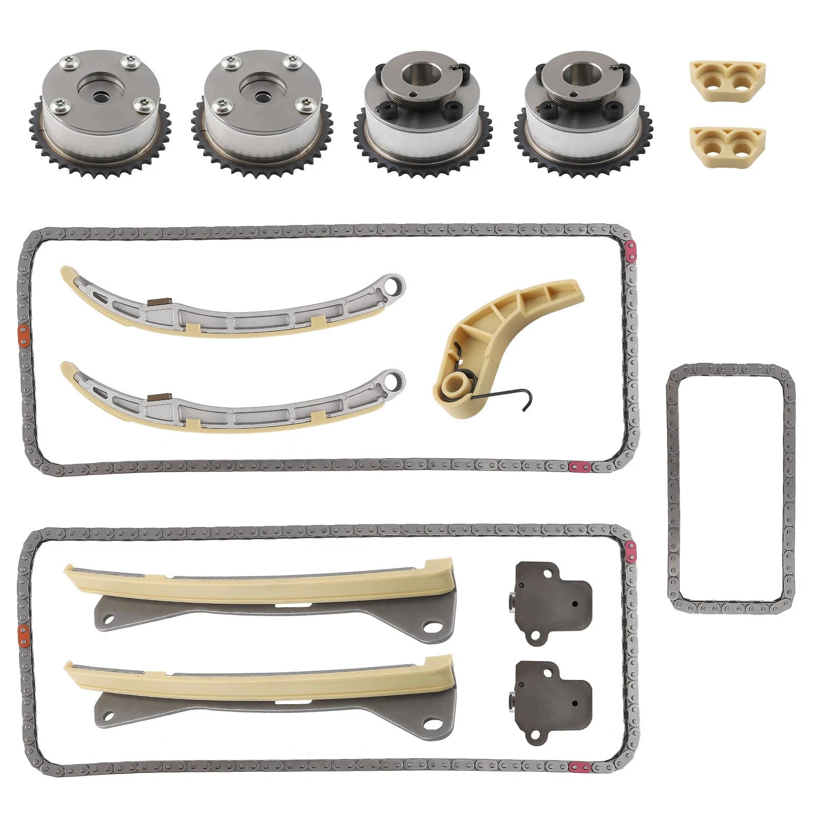 Timing Chain Kit VVT for Hyundai Kia Santa Fe Sorento Azera Genesis (2006–2019)