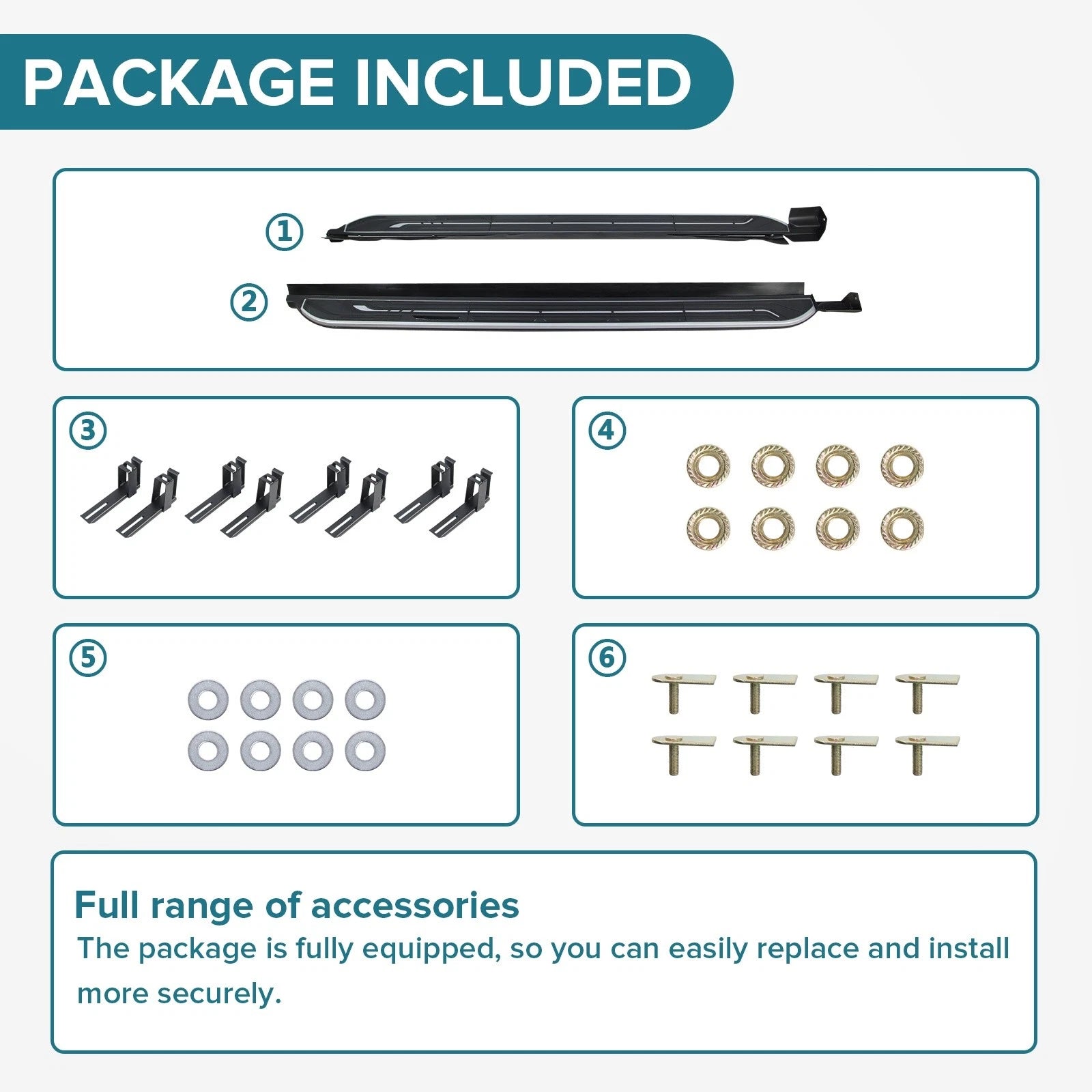 Running Boards Side Step Nerf Bars for Mazda CX-50 (2023–2025)