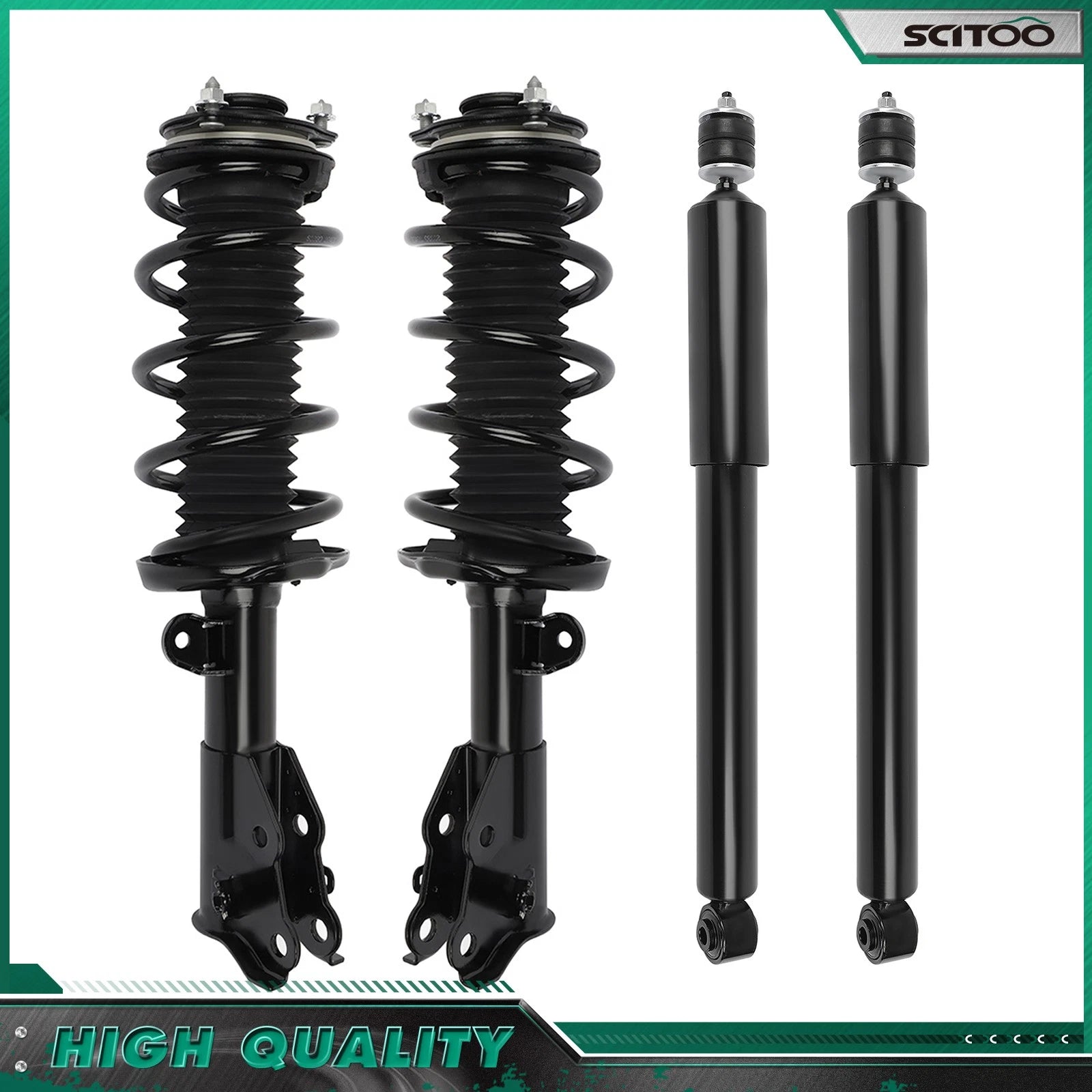 Front Complete Struts & Rear Shocks Assembly for Honda Civic (2012)