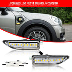 Clear Lens LED Signal Side Markers for Mini Cooper Countryman (2017–2024)