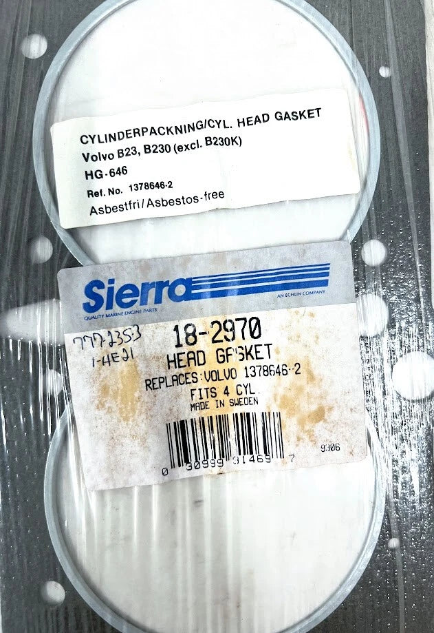 Head Gasket for Volvo Sierra (18-2970, Replaces 1378646-2)