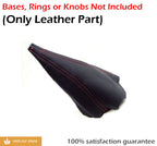 Shift Boot Cover for Ford Mustang (1994–2004) Red Stitch PVC Leather