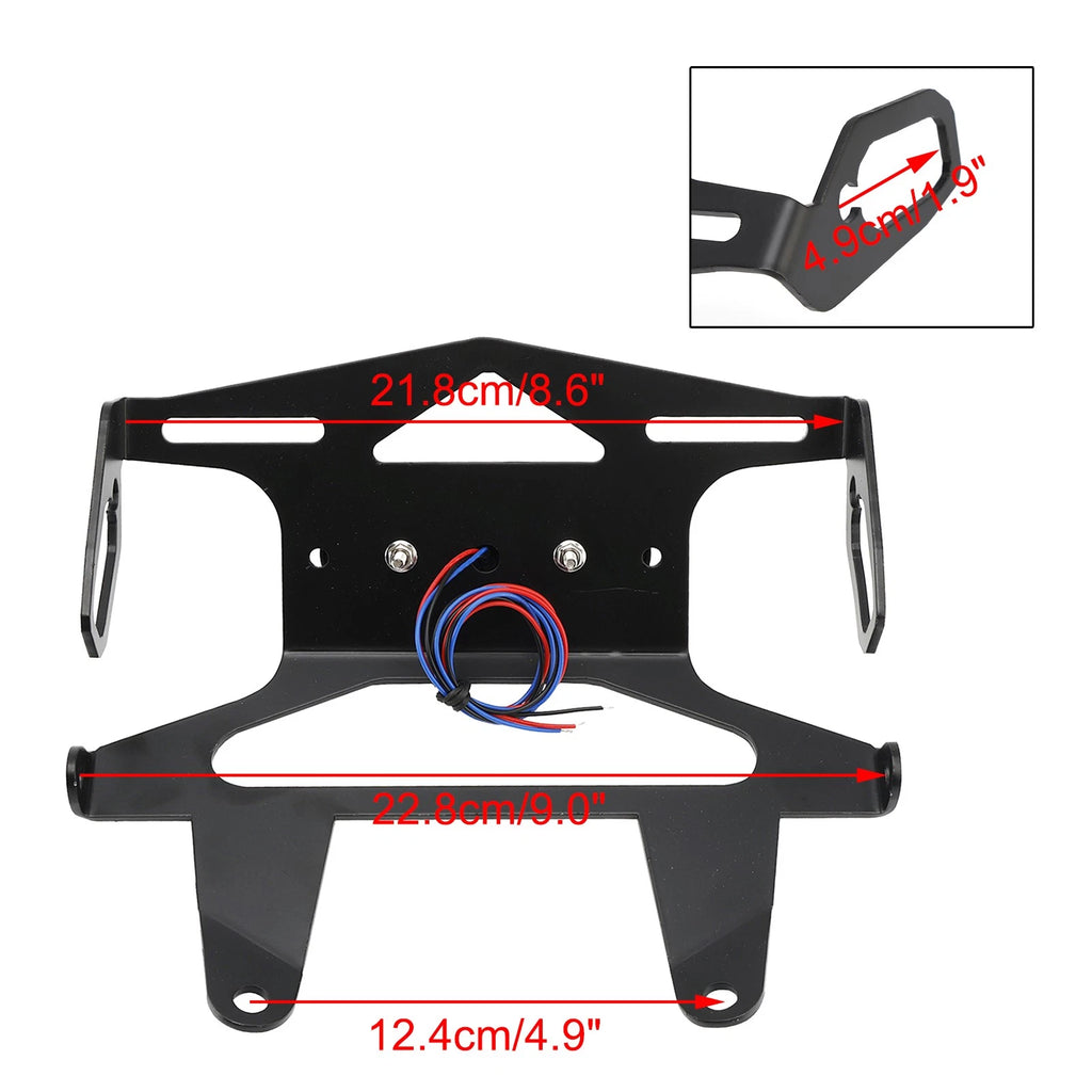License Plate Holder Frame for Kawasaki Eliminator 400 450 500 (2024-2025)
