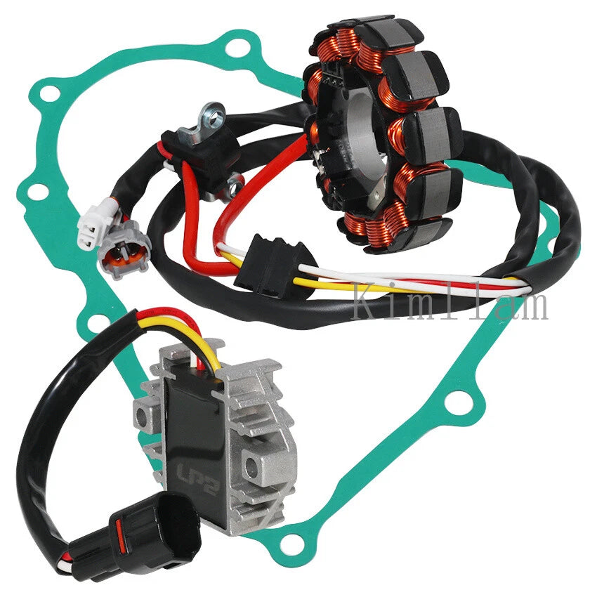 Stator Coil, Regulator Rectifier, Gasket for Yamaha YFZ450R (2004–2008)