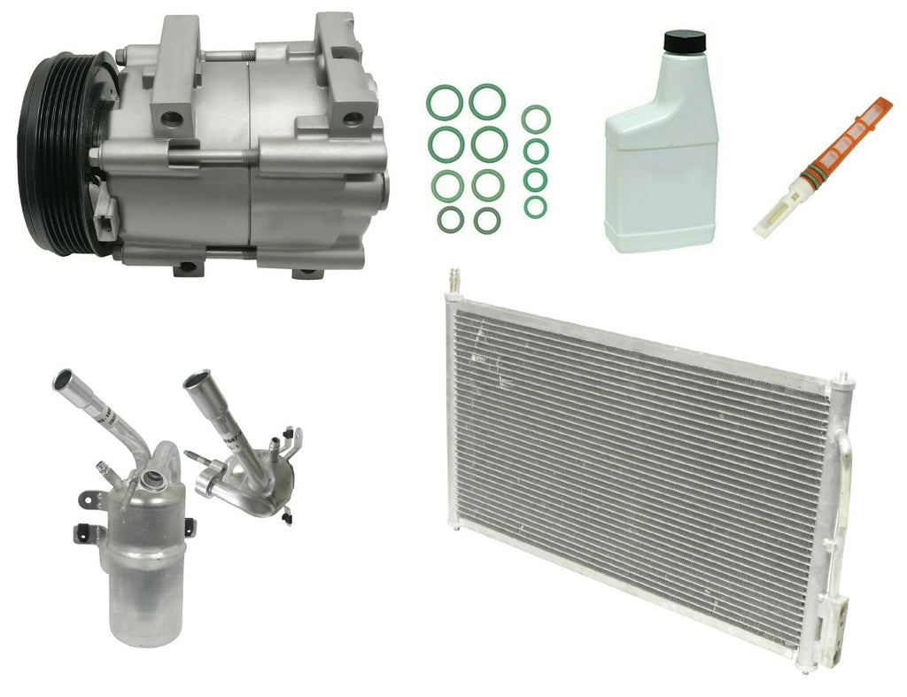 AC Compressor Kit with Condenser Replacement for Nissan Patrol Y61 (1997–2016)