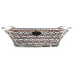 Front Upper Grille Replacement Set Chrome for Hyundai Tucson (2019–2021)
