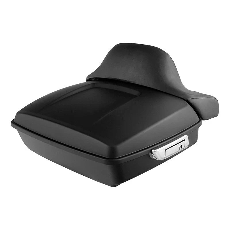 Matte Chopped Trunk Backrest Rack for Harley Davidson Touring (2009–2013)