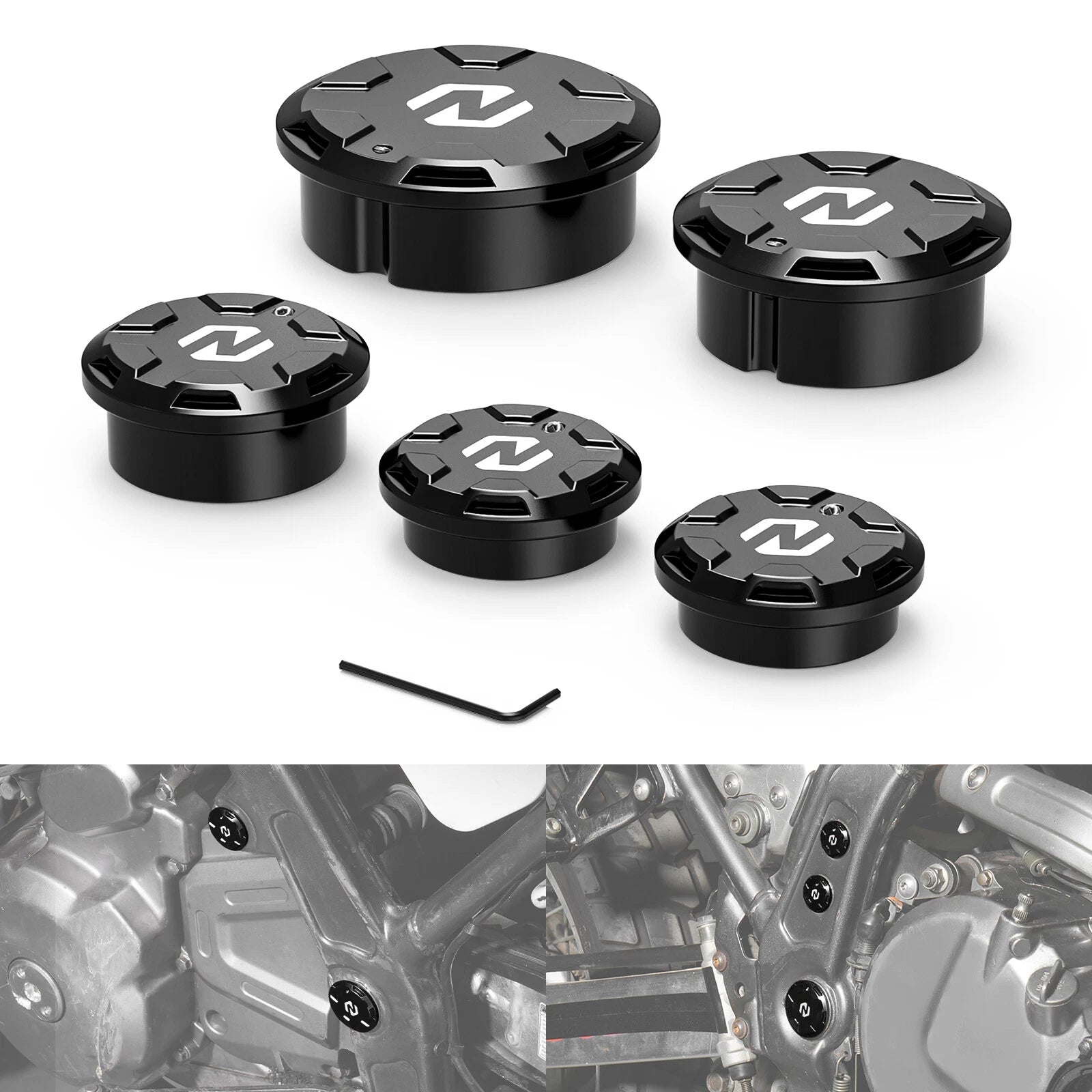 Rocker Pivot Cover Caps for Suzuki DR650SE (1996–2024)