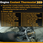 Engine Coolant Thermostat BL3Z8575A for Ford F-150 (2011–2023) with Seal