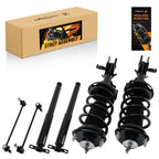Set of 6 Front Rear Shocks Struts w/Coil Spring for Honda Odyssey (2011–2012)