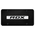 Chrome Name on Black License Plate - Officially Licensed for Acura RDX