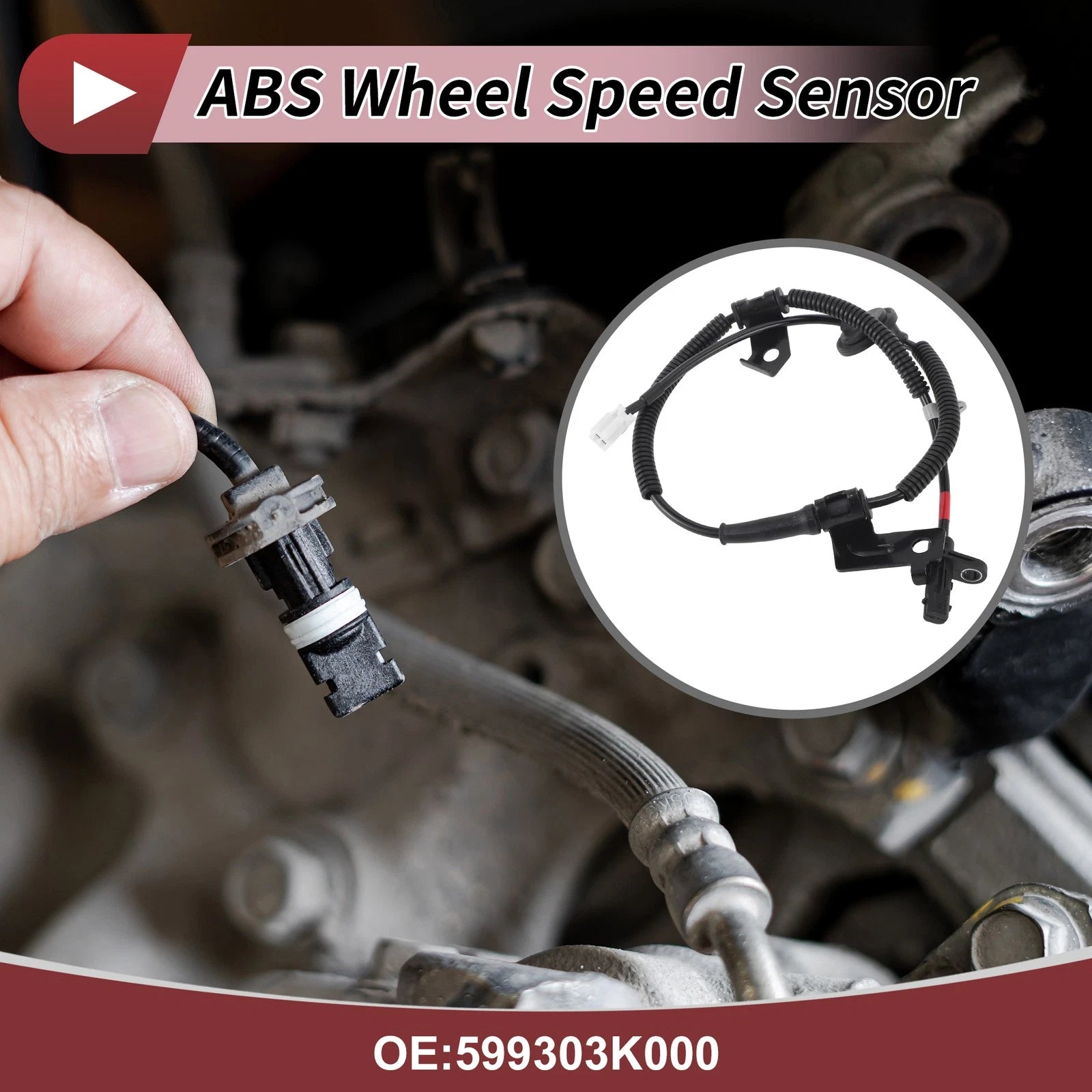 ABS Wheel Speed Sensor No. 599303K000 for Hyundai Azera (2006–2011)