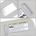 Left Driver Side Sun Visor Sunshade for Hyundai Elantra (2011–2014)