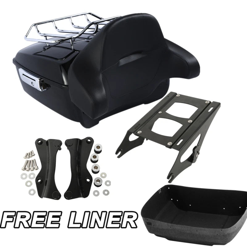 Trunk Backrest Rack Mount Docking Kit for Harley Electra Road Glide (2014–2025)