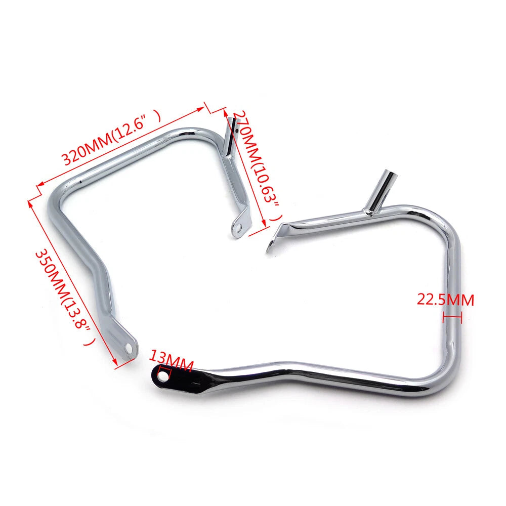 Saddlebag Bracket Guard Bar for Harley Touring Road King Electra Glide (2014–2023)