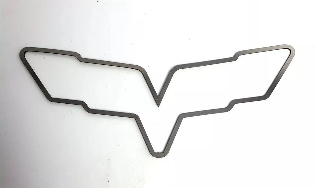 Adhesive Emblem Trim Polished Stainless Steel for 2005–2013 C6 Corvette