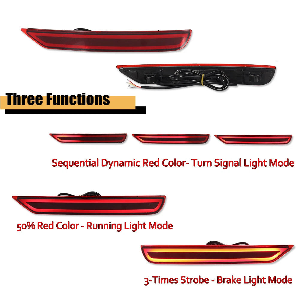 LED Rear Reflector Tail Light for Subaru Forester (2008–2018)