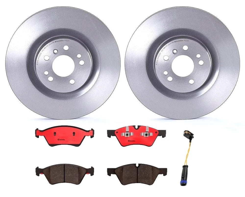 Brembo Front Brake Kit for Mercedes X164 W164 (2006–2012) - Ceramic Pads, Vented Rotors