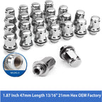 Xtra Tall Chrome Lug Nut for Toyota 4Runner Tacoma TRD (1984–1995)