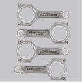 I-Beam Forged Connecting Rods with ARP 2000 Bolts for Mazda B6 (1970–1978)