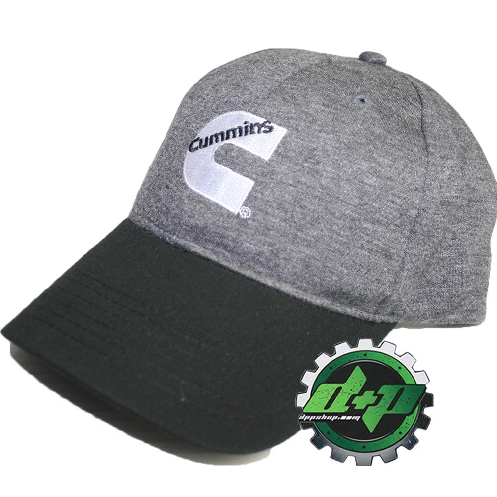 Cummins Baseball Cap for Trucks (Gray Jersey Knit)