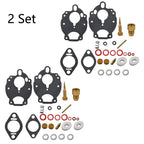 Set of 2 Carburetor Kits for International Farmall, Deere, Allis, Ford (Zenith 267)