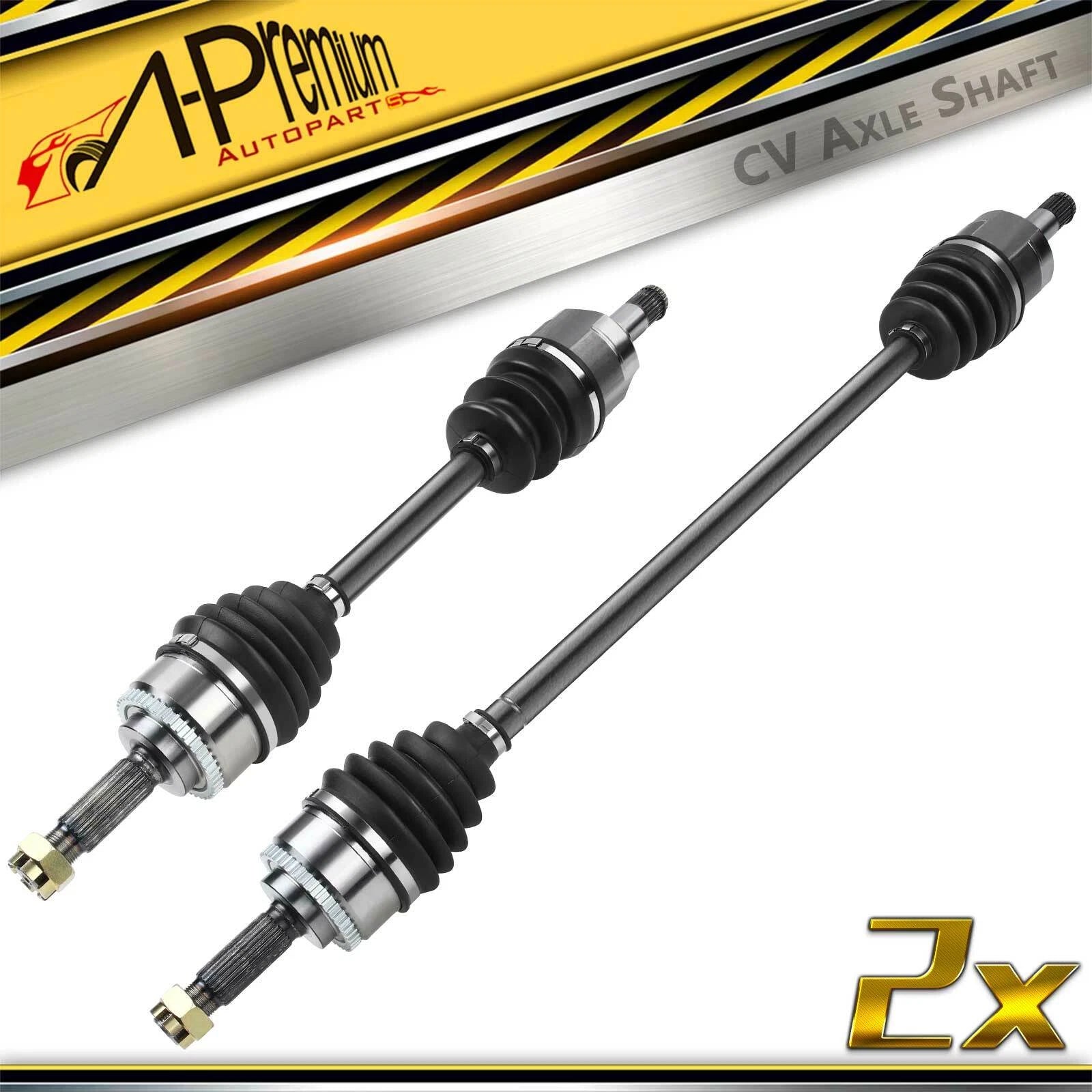 2X Front CV Axle Assembly for Mitsubishi Mirage (1997–2001)