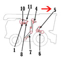 H137670 Ext Range Cylinder Drive Belt for John Deere Combine 9400 (1994–1999)
