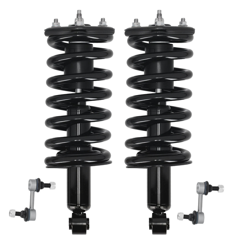 Set of 2 Front Left Right Struts w/Coil Sway Bars for Infiniti QX56 (2004–2010)