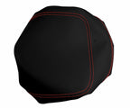 Leather Console Lid Armrest Cover for Ford F150 Lariat (1997–2003) Red Stitch