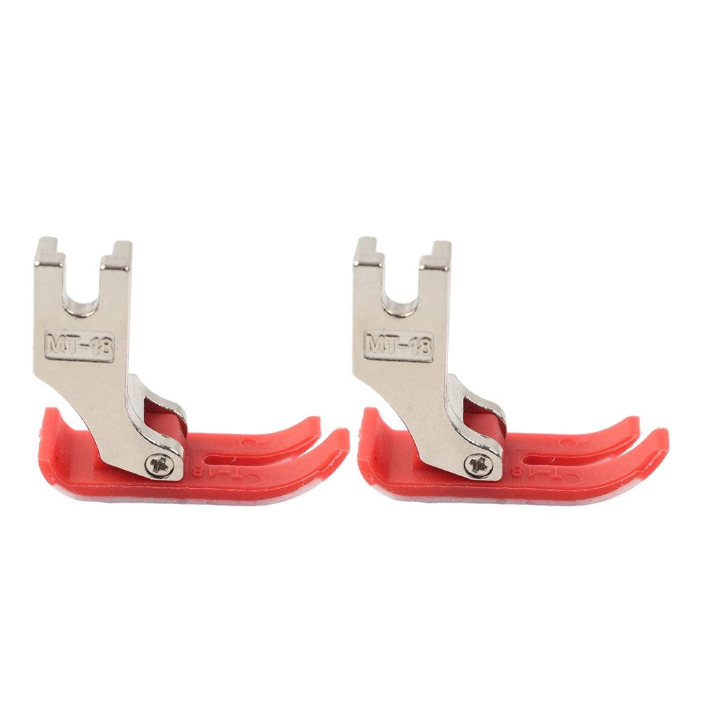 Set of 2 MT-18 Extra Thin Presser Foot for Industrial Sewing Machine